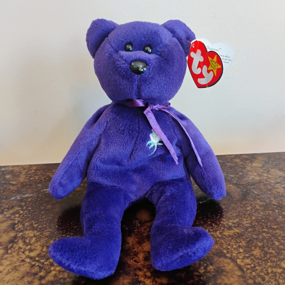 TY Princess Diana ‘Princess’ Beanie Baby 1997 Purple